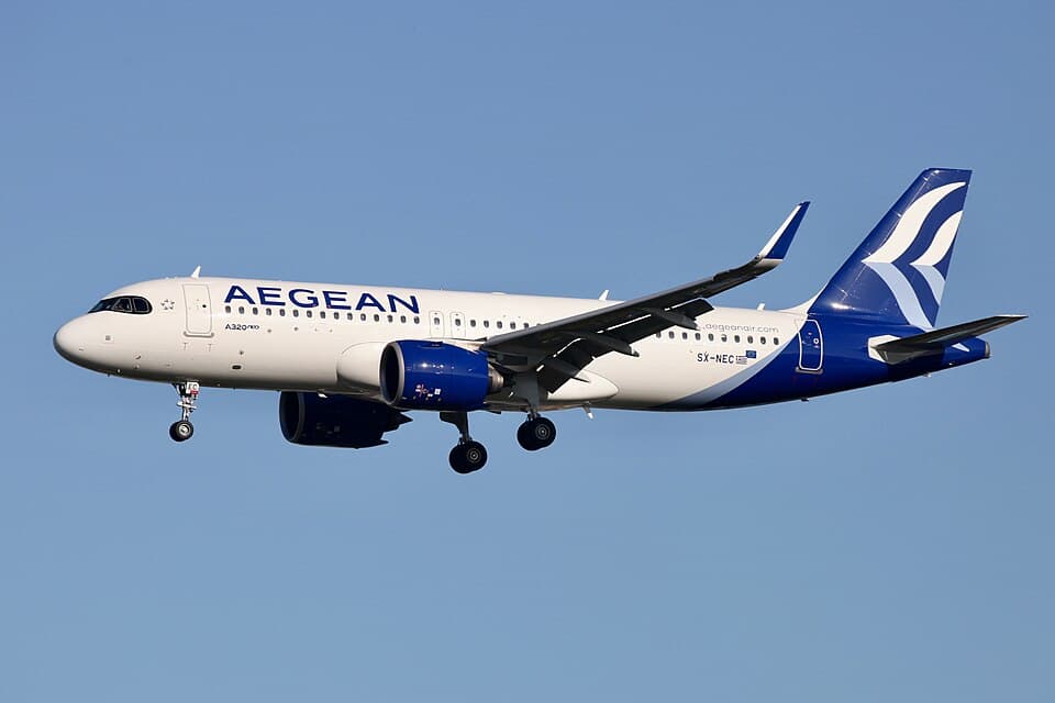 Aegean Airlines aircraft
