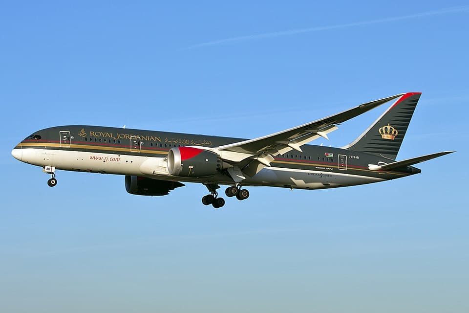 Royal Jordanian aircraft