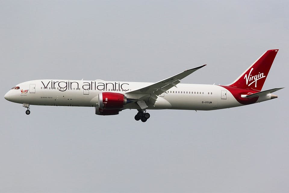 Virgin Atlantic aircraft
