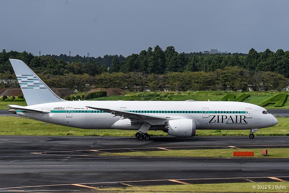 ZIPAIR aircraft