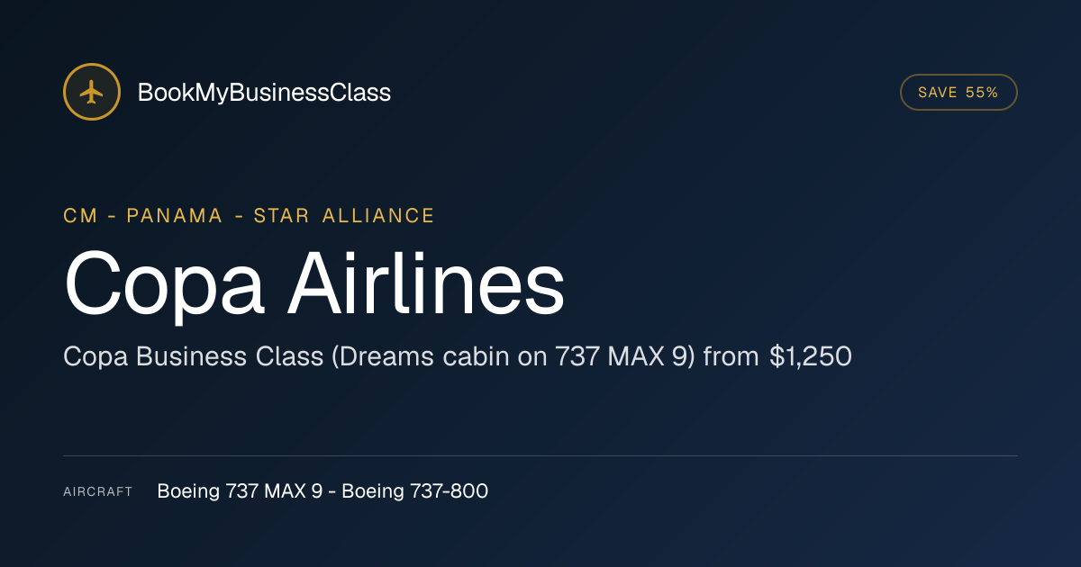 Copa Airlines Business Class