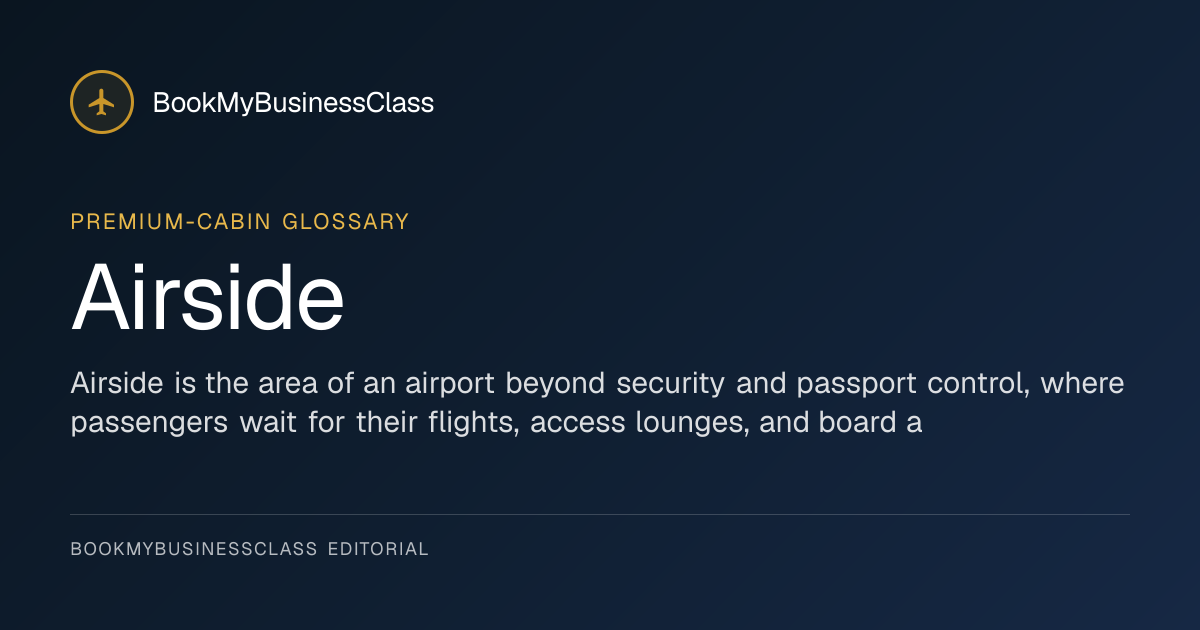 What is Airside?