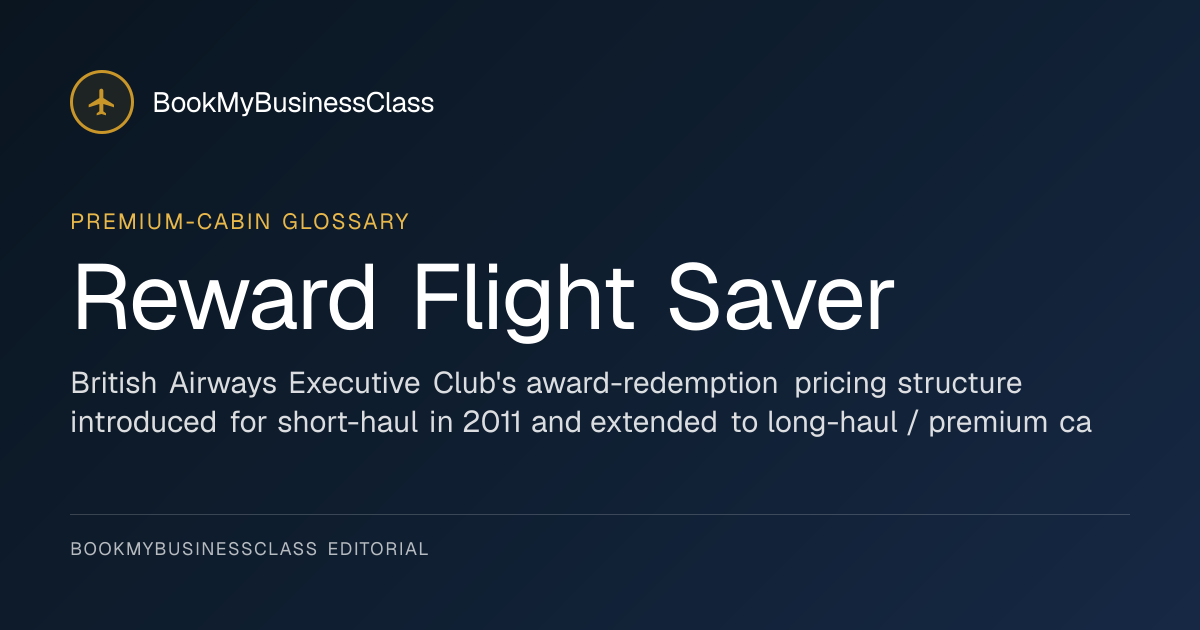 What is Reward Flight Saver?