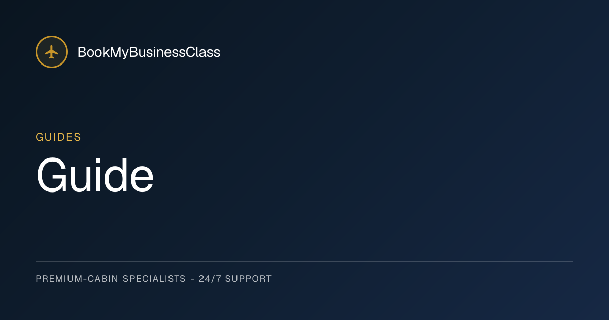 Corporate Business Class Travel Guide 2026